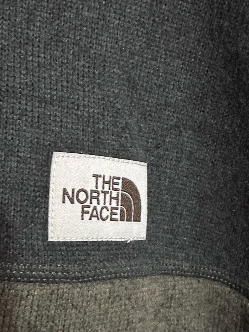The North Face Dark Gray Two-Tone Fleece full‎ zip sz XXXL